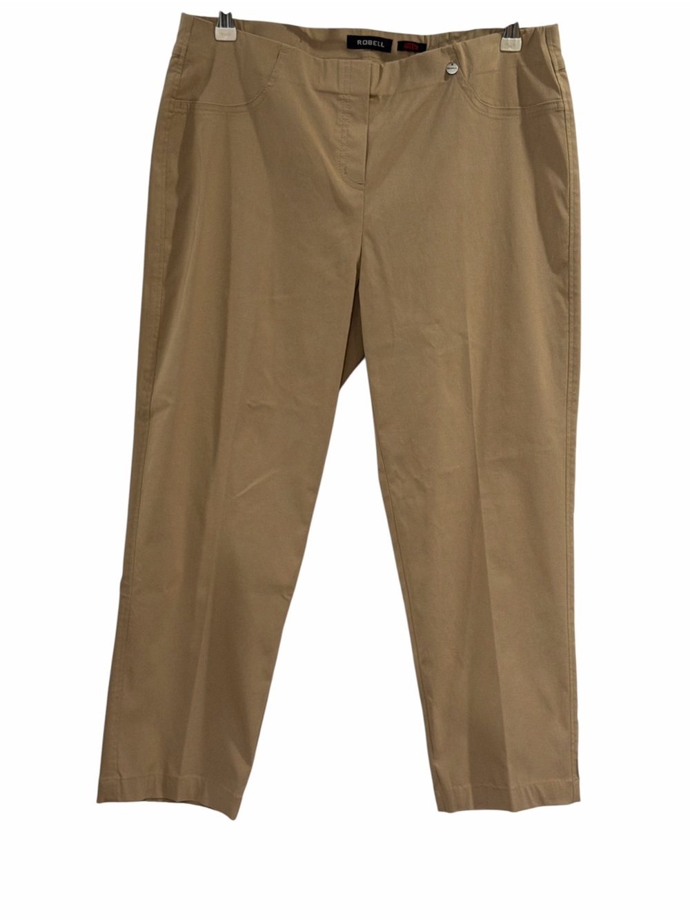 Robell Bella Cropped Straight-Leg Trousers